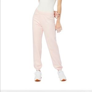 Baby pink lazy sweat pants
